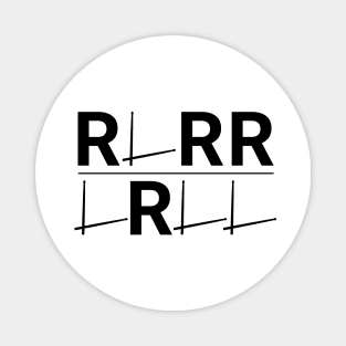 Paradiddle: RLRR LRLL Drum Rudiment Enthusiast Magnet